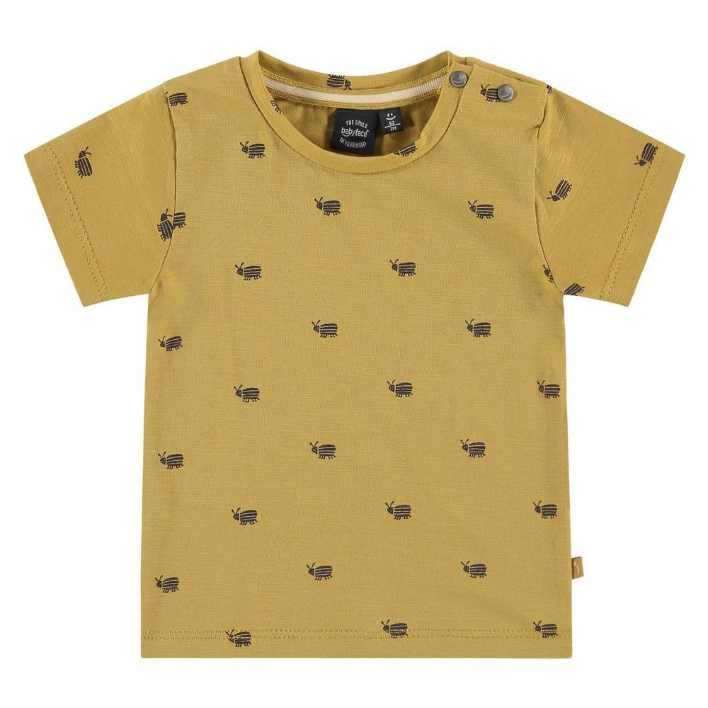 NEW BABYFACE boys' bug on a rug tee in corn